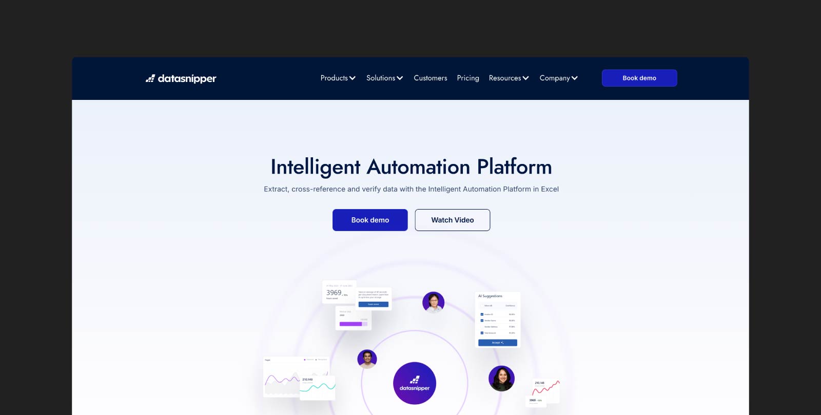 DataSnipper homepage